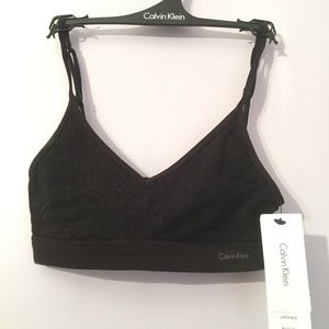 Black Calvin Klein Lace Bralette